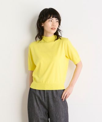 ハイネック５分袖ニット（１０４２１７００１８）