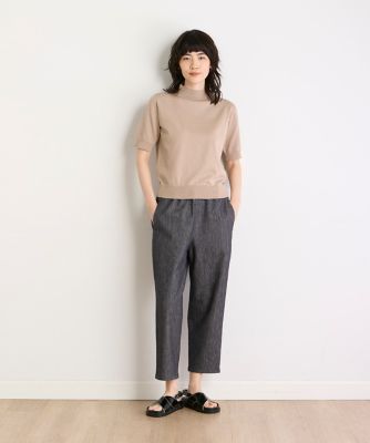 ハイネック５分袖ニット（１０４２１７００１８）