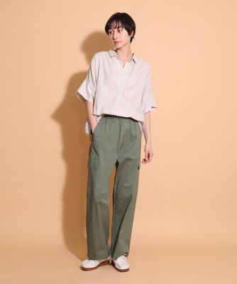 オーガニックコットンスキッパーストライプシャツ（１０４２１８２０５６）