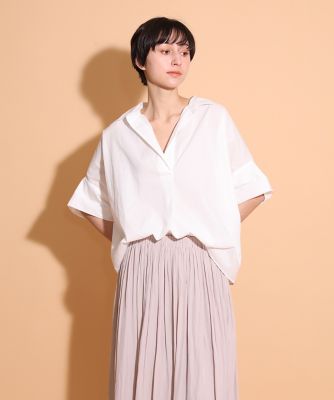 ＜I.T.’S. INTERNATIONAL（Women）＞オーガニックコットンノンストレススキッパーシャツ（１０４２１８２０５８）