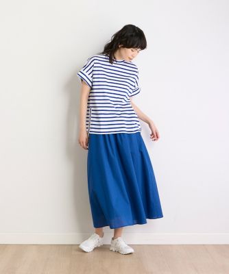 ボーダーデザインカットソー（１０４２１９００４６）