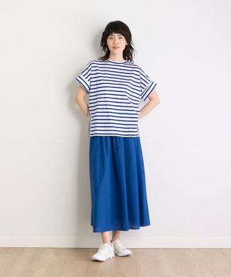 ボーダーデザインカットソー（１０４２１９００４６）