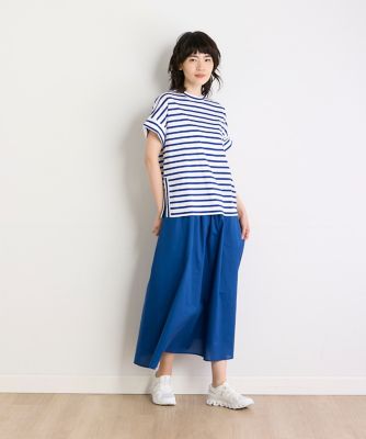 ボーダーデザインカットソー（１０４２１９００４６）