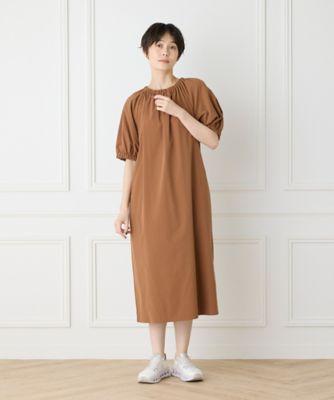 パフスリーブリラックスワンピース（１０４３１２１０２０）