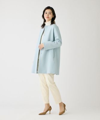 ノーカラーメルトンコート《Ｓｕｐｅｒ１１０’ｓ　Ｗｏｏｌ》（１０４４１１１０１２）