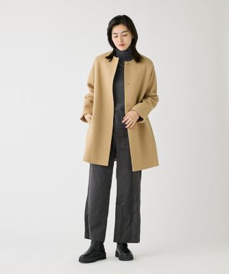 ノーカラーメルトンコート《Ｓｕｐｅｒ１１０’ｓ　Ｗｏｏｌ》（１０４４１１１０１２）
