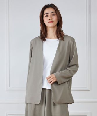 美品 VINTAGE Indigo Moon ゴブラン ノーカラージャケット L
