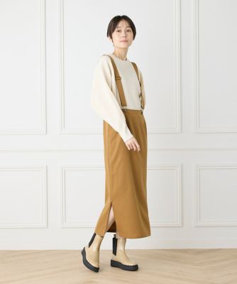 ライトツイルサスペンダー付きスカート（１０４４１５２０５２）