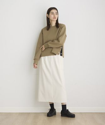 ドットボタンサイドスリットスウェット（1044190026