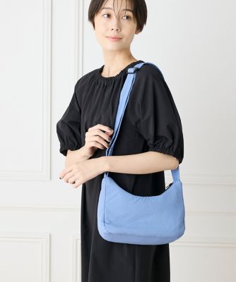 ボールスチュアート紫色ナイロンショルダーバッグ スタイルブロック STYLEBLOCK ナイロンミニショルダーバッグ