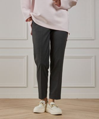 ＜I.T.’S. INTERNATIONAL（Women）＞ベーシックテーパードパンツ《ＴＲサキソニー裏起毛》（１０５０１６１００１）