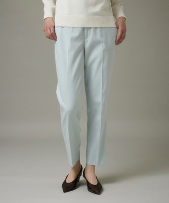 I.T.'S. INTERNATIONAL（Women）/イッツインターナショナル ベーシックテーパードパンツ《TRサキソニー裏起毛》(1050161001) 54ライトグリーン パンツ・ズボン【三越伊勢丹/公式】