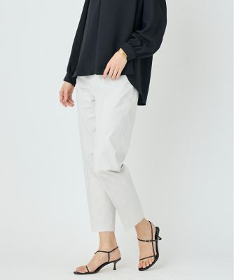 I.T.'S. INTERNATIONAL（Women）/イッツインターナショナル ベーシックコットンパンツ(1050161006) 12ミディアムグ パンツ・ズボン【三越伊勢丹/公式】