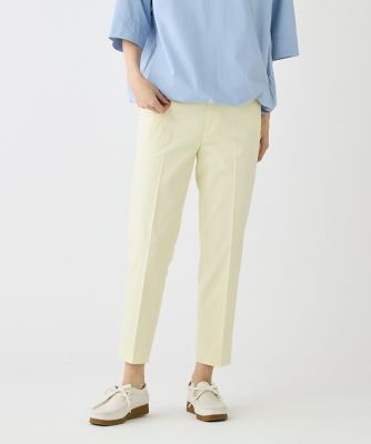 I.T.'S. INTERNATIONAL（Women）/イッツインターナショナル ベーシックコットンパンツ(1050161006) 24クリーム パンツ・ズボン【三越伊勢丹/公式】