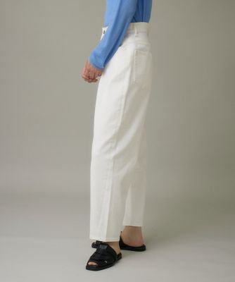 ホワイトデニムバレルレッグパンツ（1050161015） | I.T.'S