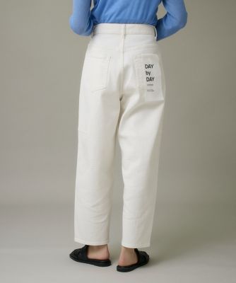 ホワイトデニムバレルレッグパンツ（1050161015） | I.T.'S