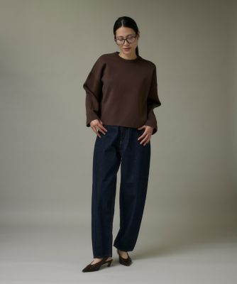 反応染デニムバレルレッグパンツ（1050161019） | I.T.'S