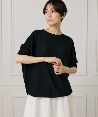 I.T.'S. INTERNATIONAL（Women）/イッツインターナショナル 大人艶ニットプルオーバー《Cuoo》(1050170014) 10クロ トップス【三越伊勢丹/公式】