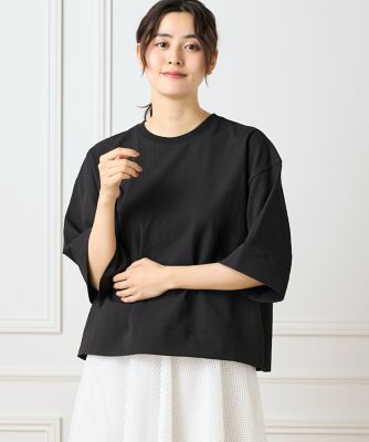＜I.T.’S. INTERNATIONAL（Women）＞バックタックＴブラウス《グランサッカー》（１０５０１８２０８６）