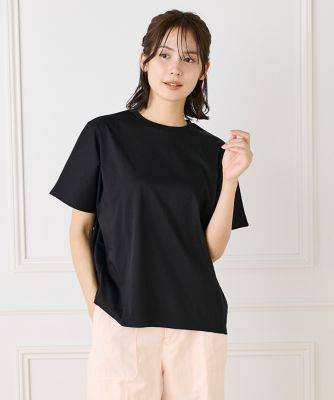 I.T.'S. INTERNATIONAL（Women）/イッツインターナショナル ドルマンスリーブクルーネックTシャツ(1050190039) 10クロ トップス【三越伊勢丹/公式】