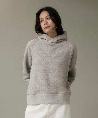 I.T.'S. INTERNATIONAL（Women）/イッツインターナショナル フーデッドプルオーバー《吊り裏毛》(1050190102) 11ライトグレー トップス【三越伊勢丹/公式】