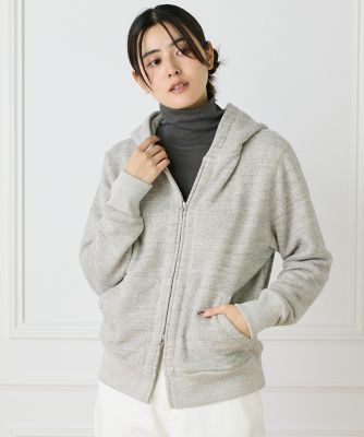 I.T.'S. INTERNATIONAL（Women）/イッツインターナショナル フルジップパーカー《吊り裏毛》(1050198106) 11ライトグレー トップス【三越伊勢丹/公式】