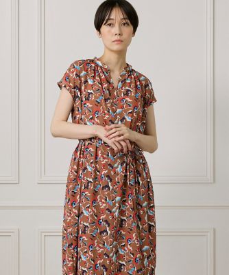 I.T.’S. INTERNATIONAL（Women）/イッツインターナショナル ヴィンテージフラワーＩラインワンピース（１０５２１２１０７８）