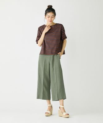 ワイドクロップドパンツ（1052161004） | I.T.'S