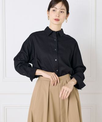 I.T.’S. INTERNATIONAL（Women）/イッツインターナショナル オーバーサイズリネンシャツ《ＦＵＤＧＥ　７月号掲載商品》（１０５２１８１０６３）