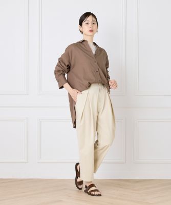 美品 23区 リネン100％ オーバーサイズシャツ 洗える カーキ 38 麻 NEW COLOR💭🌿 リネンオーバーシャツ 🔍8800001 7,890円 サイズ