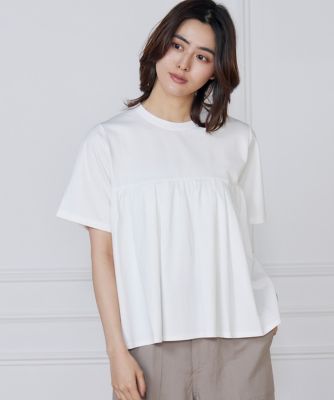 ＜I.T.’S. INTERNATIONAL（Women）＞タックギャザー切り替えトップス（１０５２１９００１９）