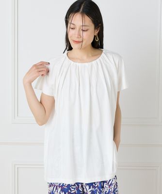 ＜I.T.’S. INTERNATIONAL（Women）＞ギャザーネックフレンチプルオーバー（１０５２１９００４７）