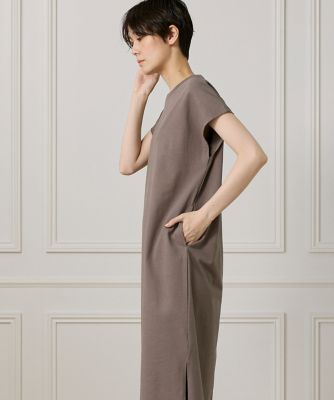 LOEWE★ワンピース コットン サイドスリット ミドル丈 フィット サイドスリットワンピース（1052192050） | I.T.'S
