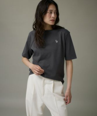 I.T.'S. INTERNATIONAL（Women）/イッツインターナショナル ロゴ刺繍Tシャツ(1053190016) 13グレー トップス【三越伊勢丹/公式】