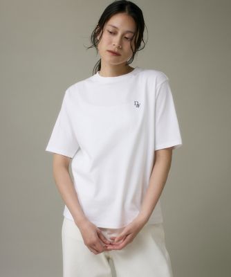 ＜I.T.’S. INTERNATIONAL（Women）＞ロゴ刺繍Ｔシャツ（１０５３１９００１６）