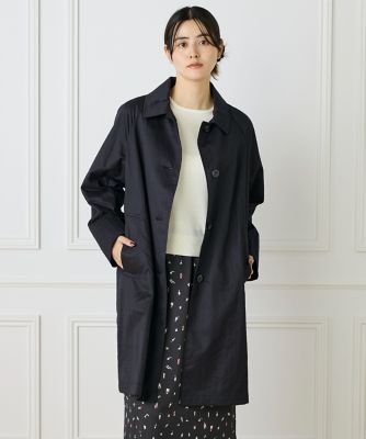 I.T.'S. INTERNATIONAL（Women）/イッツインターナショナル ステンカラーコート(1054114034) 10クロ コート・ジャケット【三越伊勢丹/公式】