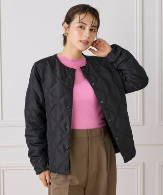 I.T.'S. INTERNATIONAL（Women）/イッツインターナショナル クルーネックダウンジャケット《TAIONコラボレーション》 (1054116008) 10クロ コート・ジャケット【三越伊勢丹/公式】