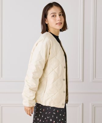 I.T.'S. INTERNATIONAL（Women）/イッツインターナショナル クルーネックダウンジャケット《TAIONコラボレーション》 (1054116008) 22アイボリー コート・ジャケット【三越伊勢丹/公式】