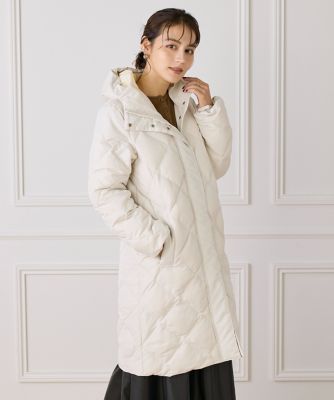 2025冬に購入美品UNIFILO✖️TAIONコラボ アイボリー ダウンコート 