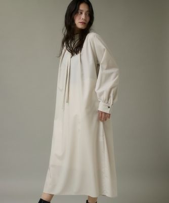 I.T.'S. INTERNATIONAL（Women）/イッツインターナショナル ウール2WAYワンピース《アリエスウール Super120S'》(1054121026) 42ベージュ ワンピース・ドレス【三越伊勢丹/公式】