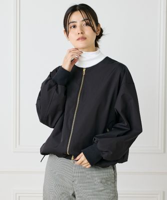 ＜I.T.’S. INTERNATIONAL（Women）＞メモリーツイルノーカラーブルゾン（１０５４１４４０３５）