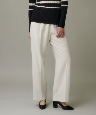 ＜I.T.’S. INTERNATIONAL（Women）＞イージーストレートパンツ《ウーリッシュフラノライト》（１０５４１６１０２８）