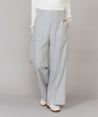 ＜I.T.’S. INTERNATIONAL（Women）＞ベイカーワイドパンツ《ＴＲウールツイル》（１０５４１６１０４４）