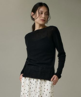 ＜I.T.’S. INTERNATIONAL（Women）＞モックネックリブニット《Ｍｅｌｔｙ　ａｉｒ　ｗｏｏｌ》（１０５４１７００２４）