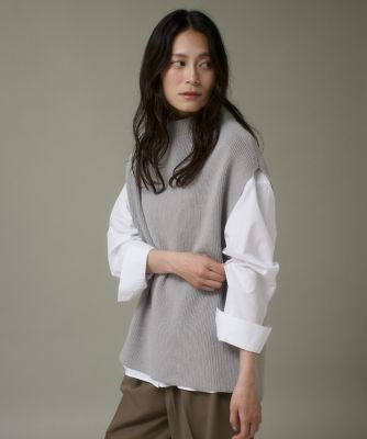 ＜I.T.’S. INTERNATIONAL（Women）＞モックネックジレ（１０５４１７００２７）