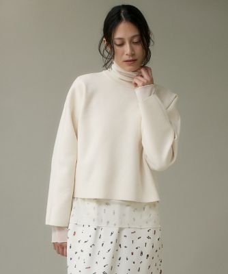 I.T.'S. INTERNATIONAL（Women）/イッツインターナショナル クルーネックプルオーバー(1054170033) 21シロ トップス【三越伊勢丹/公式】