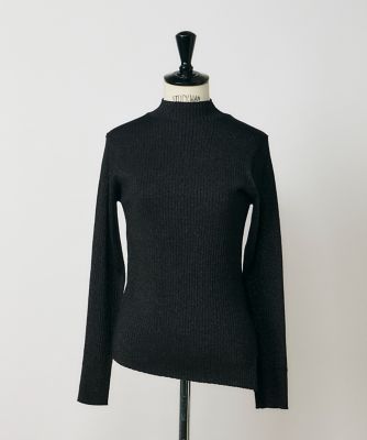 I.T.'S. INTERNATIONAL（Women）/イッツインターナショナル ラメハイネックリブニット(1054170045) 10クロ トップス【三越伊勢丹/公式】