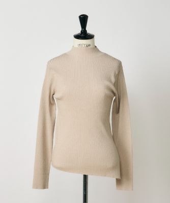 I.T.'S. INTERNATIONAL（Women）/イッツインターナショナル ラメハイネックリブニット(1054170045) 42ベージュ トップス【三越伊勢丹/公式】