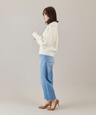 ◆雑誌掲載商品◆セール品◆春夏モデル◆ジップアップ ニットブルゾン ジップアップニットブルゾン（1054177041） | I.T.'S