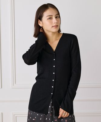 イッセイミヤケ！美品 リブ編みグレーVネックカーディガン ISSEY MIYAKE MEN - ISSEY MIYAKE MEN カーディガン XL グレー